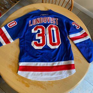 New York Rangers Henrik Lundqvist Home Jersey (S)